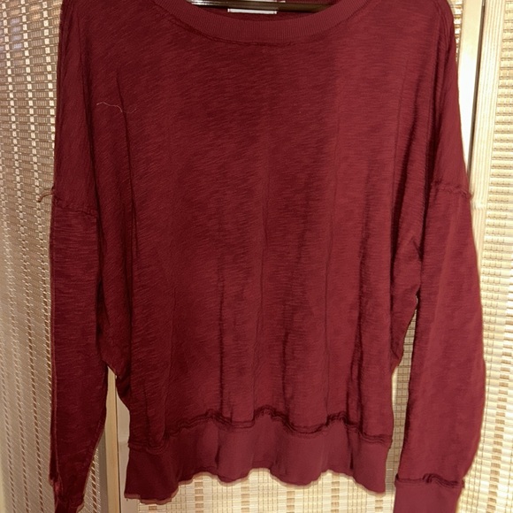 Women’s MODODOC LOS ANGELES/XL CRANBERRY medium Wait pull over top gently used - Picture 5 of 10